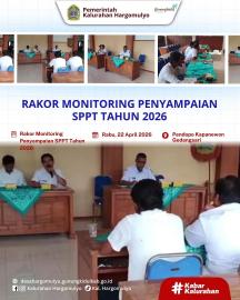 RAKOR MONITORING PENYAMPAIAN SPPT TAHUN 2026